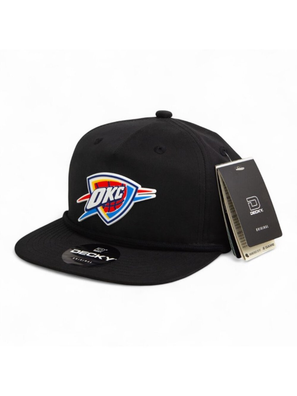 Oklahoma City Thunder 3D Classic Rope Hat- Black